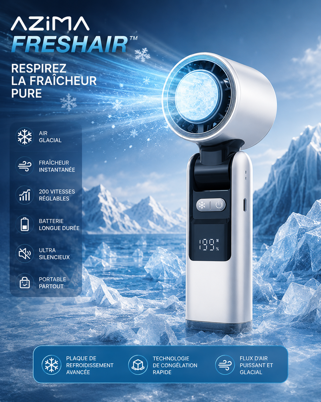❄️ Azima FreshAir™ 💨 – Respire enfin la fraîcheur