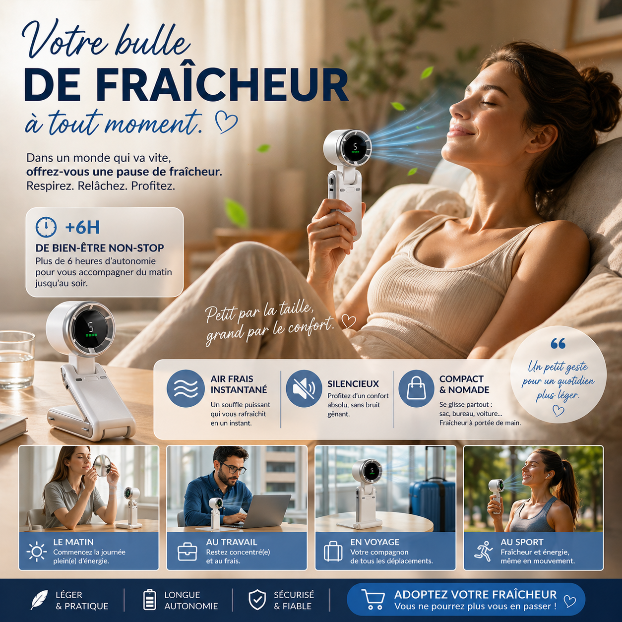 AZIMA FreshAir – Dites stop à la chaleur, respirez enfin