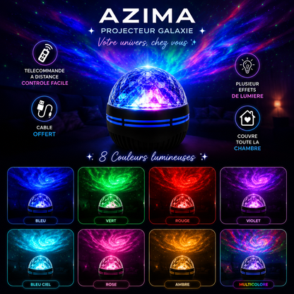 Azima Galaxy™ 🌌✨  Transforme ta chambre en univers magique