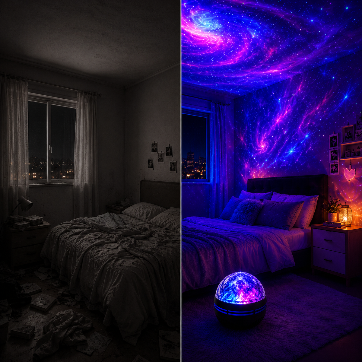 Azima Galaxy™ 🌌✨  Transforme ta chambre en univers magique