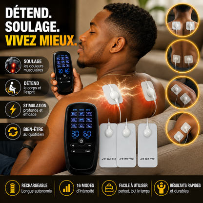appareil de massage électronique         Azima RelaxPro™            l'appareil qui soulage les douleur😌