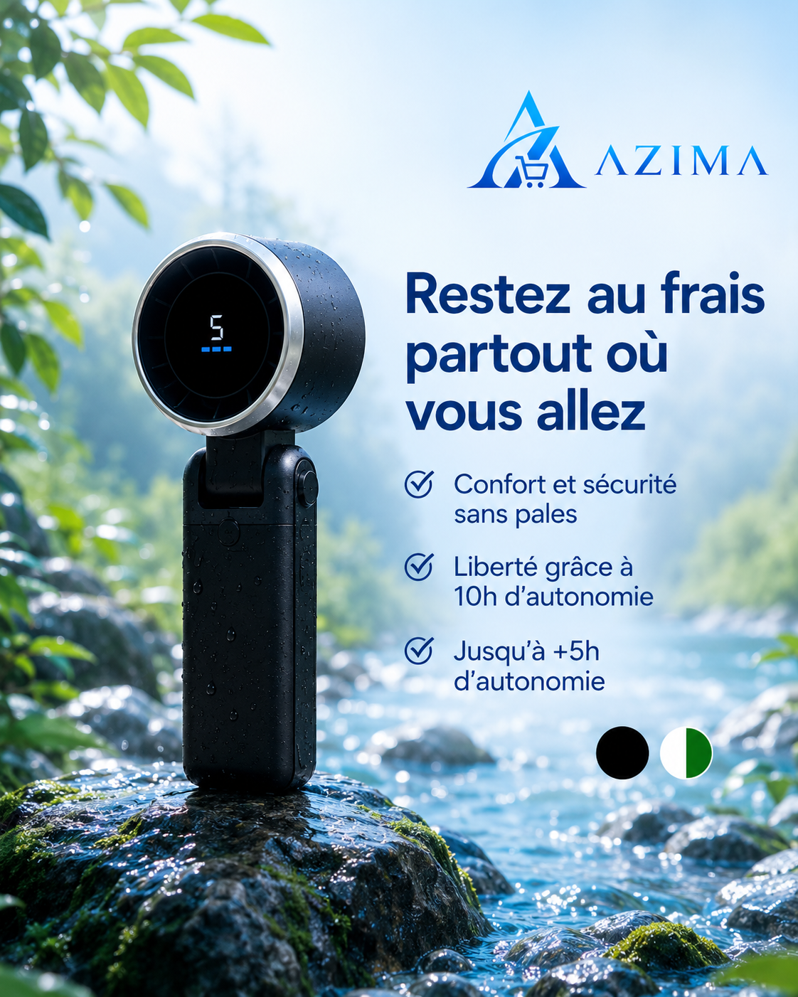 AZIMA FreshAir – Dites stop à la chaleur, respirez enfin