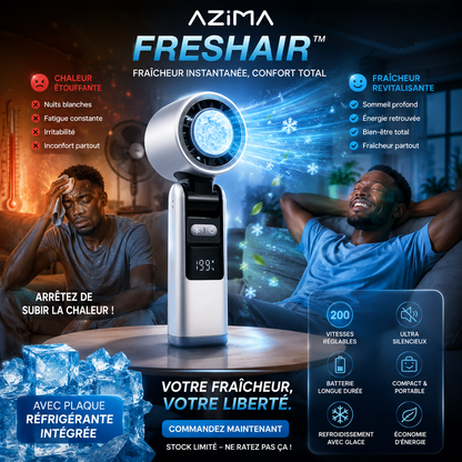 ❄️ Azima FreshAir™ 💨 – Respire enfin la fraîcheur