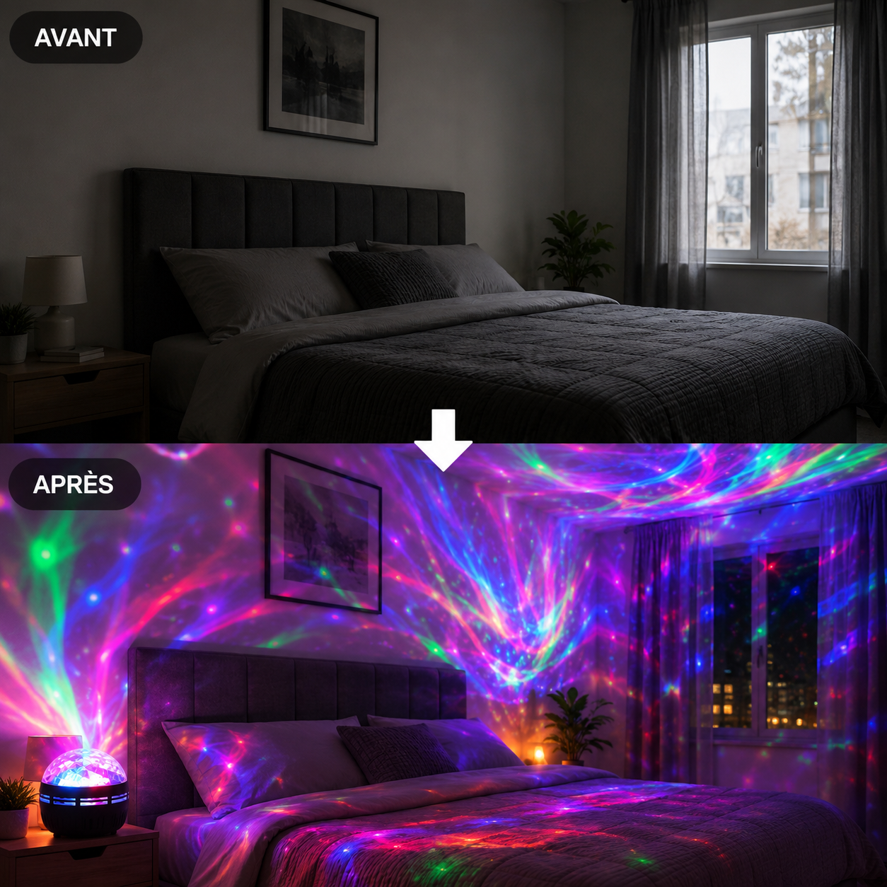 Azima Galaxy™ 🌌✨  Transforme ta chambre en univers magique