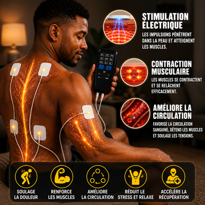 appareil de massage électronique         Azima RelaxPro™            l'appareil qui soulage les douleur😌
