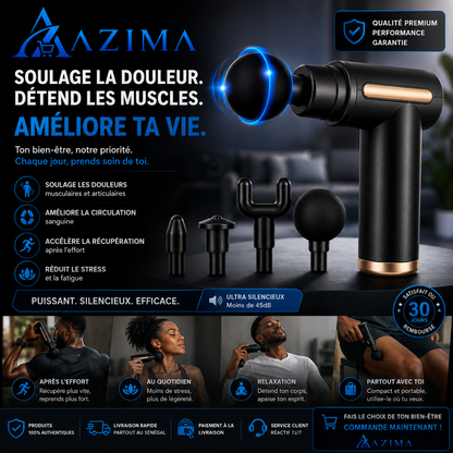 💆‍♂️ Azima Turbo Massage 5 en 1 🔥