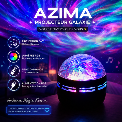 Azima Galaxy™ 🌌✨  Transforme ta chambre en univers magique